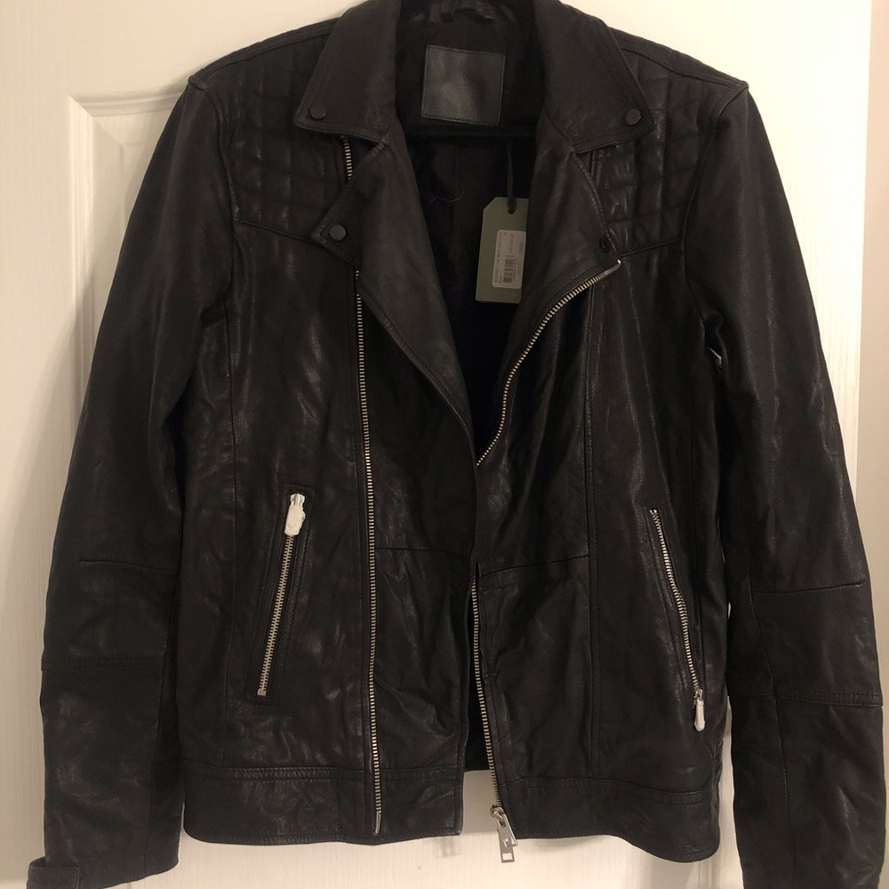 All Saints leather jacket